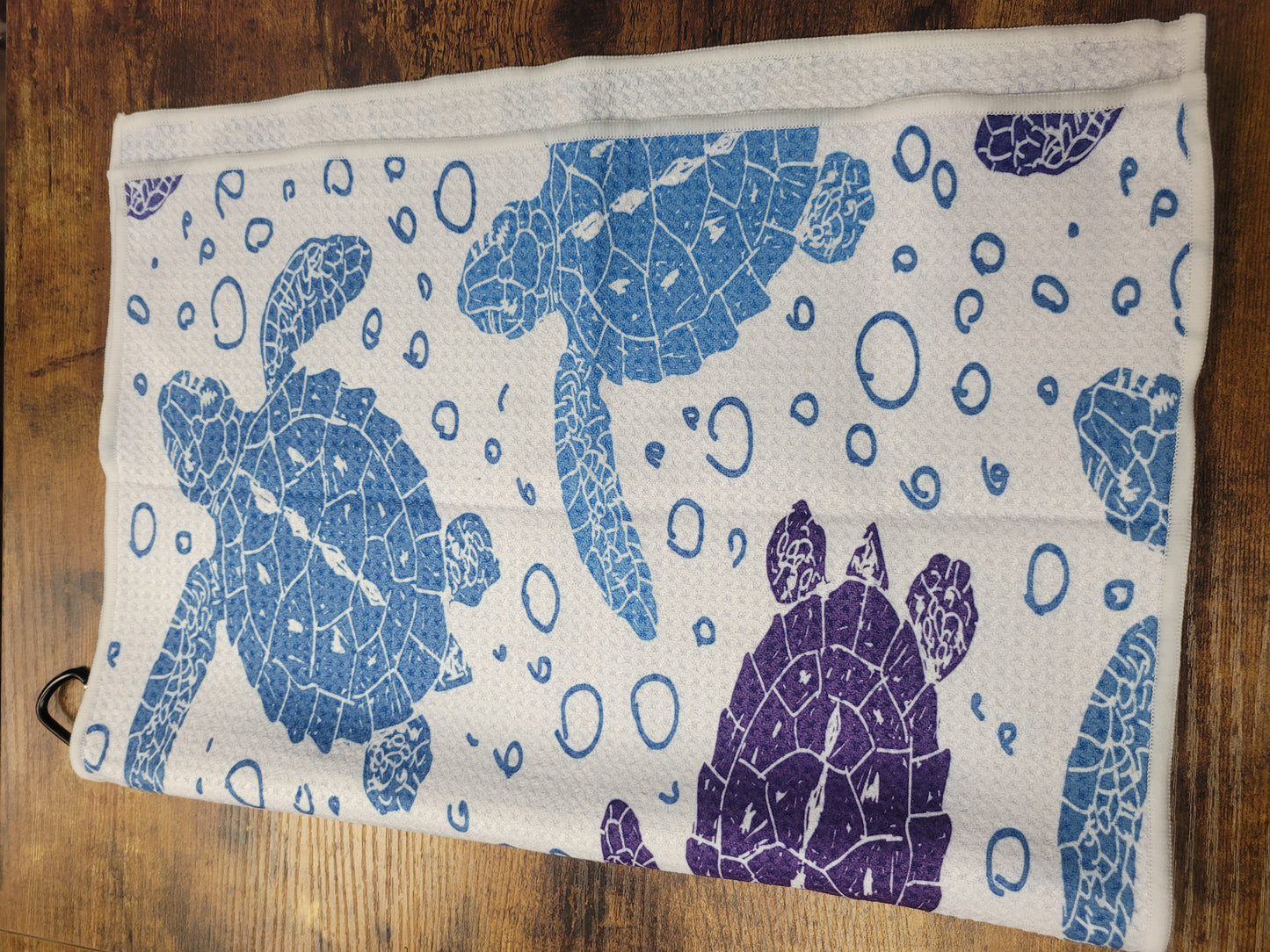 Towel/Gray Camo waffle weave