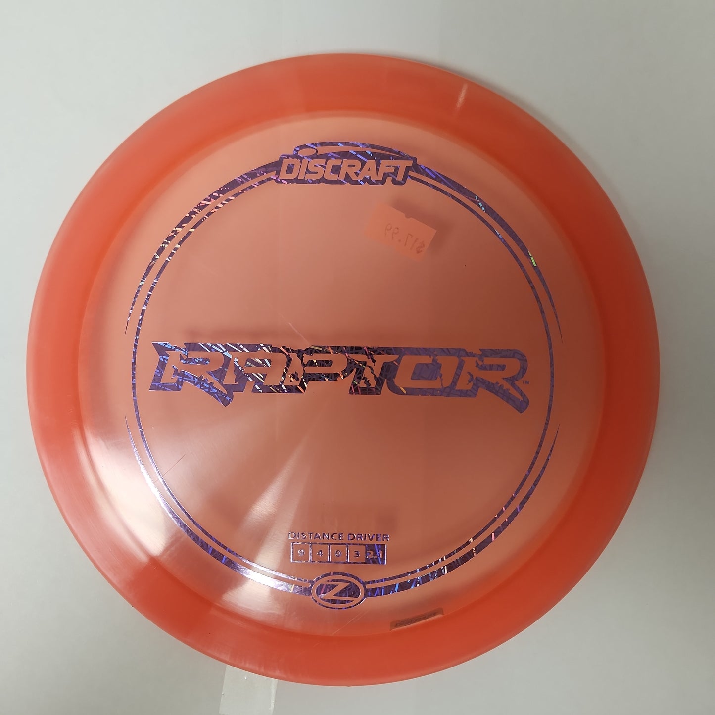 Raptor Z line plastic