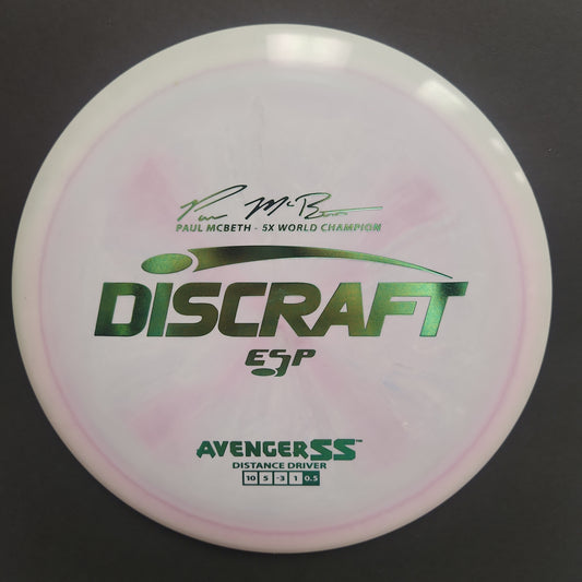 Avenger SS/ ESP plastic/ Distance driver/ (Paul Mcbeth 5x world champion)
