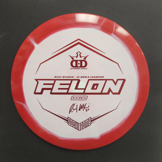 Felon/ Fuzion Orbit plastic (Ricky Wysocki 2x world champion)/ Fairway Driver