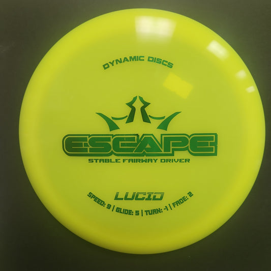 Escape/ Lucid plastic/ Fairway Driver