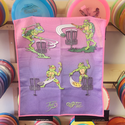 TMNT Disc Golf Towel