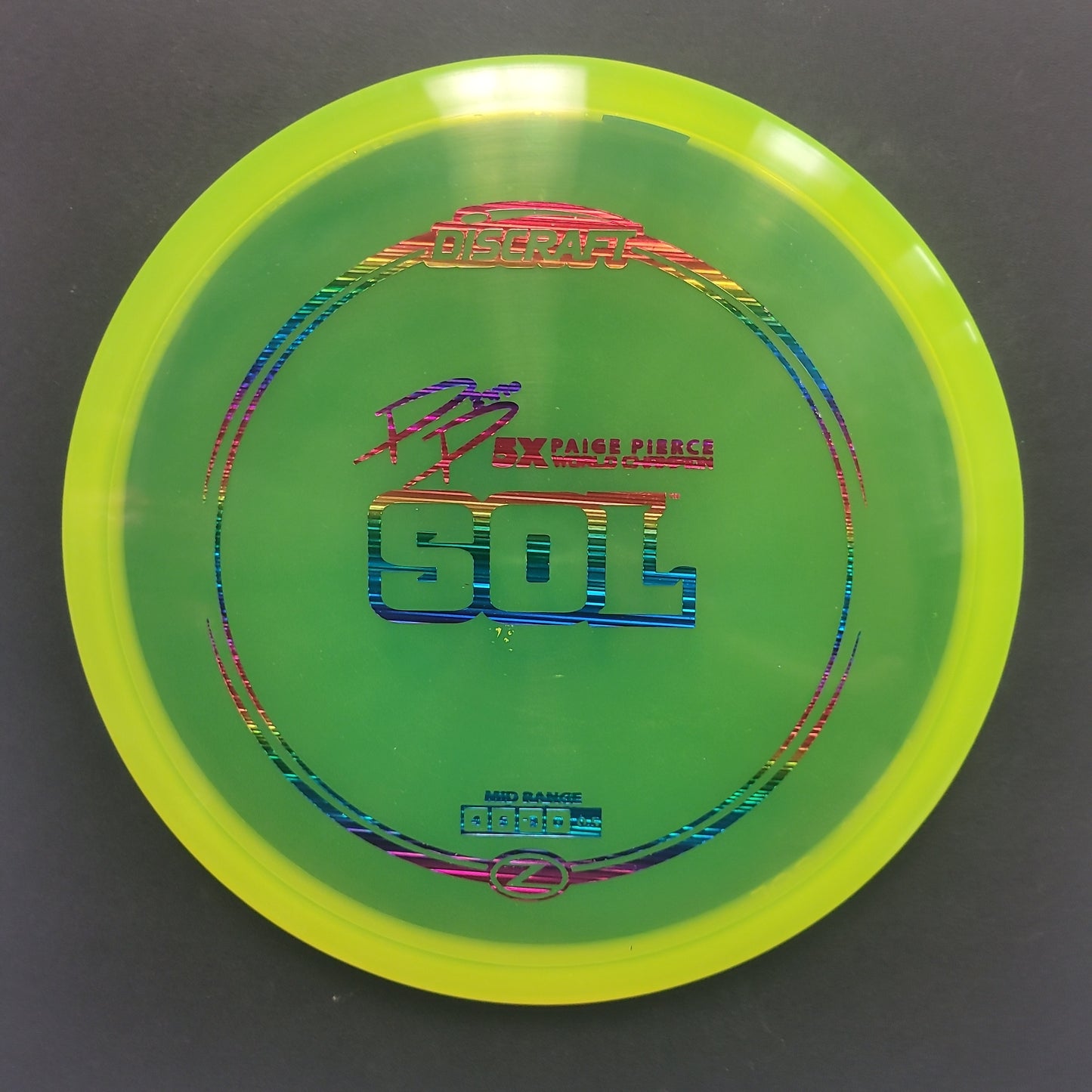 SOL Z Plastic (paige pierce 5x world champion) Mid-Range