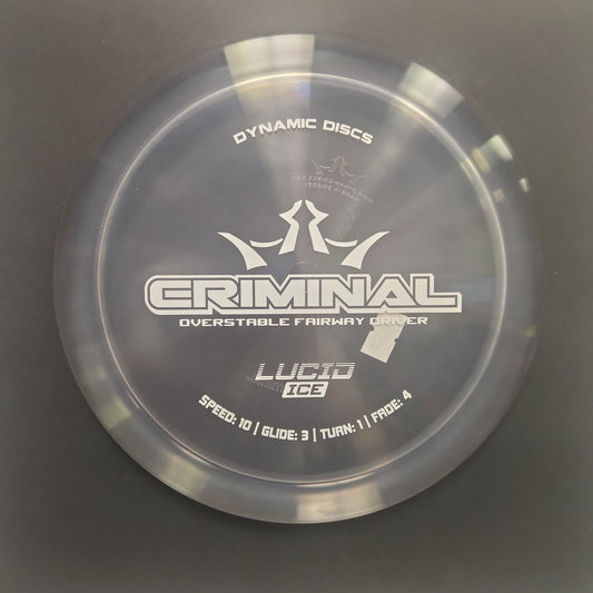 Criminal/ Lucid-Ice plastic/ Distance Driver