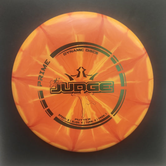 Judge Emac/Prime Burst plastic/ Putt and Approach