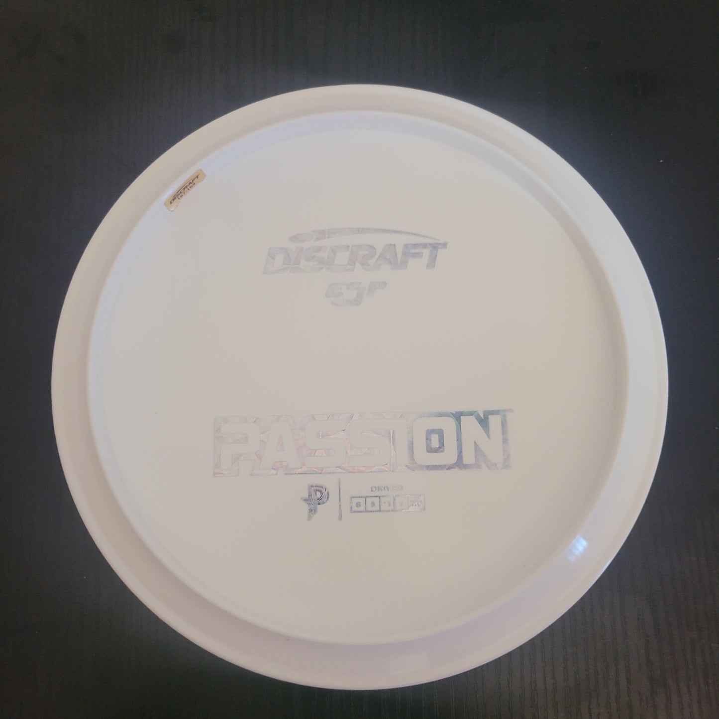 Passion/ESP Plastic/Driver (White Blank)