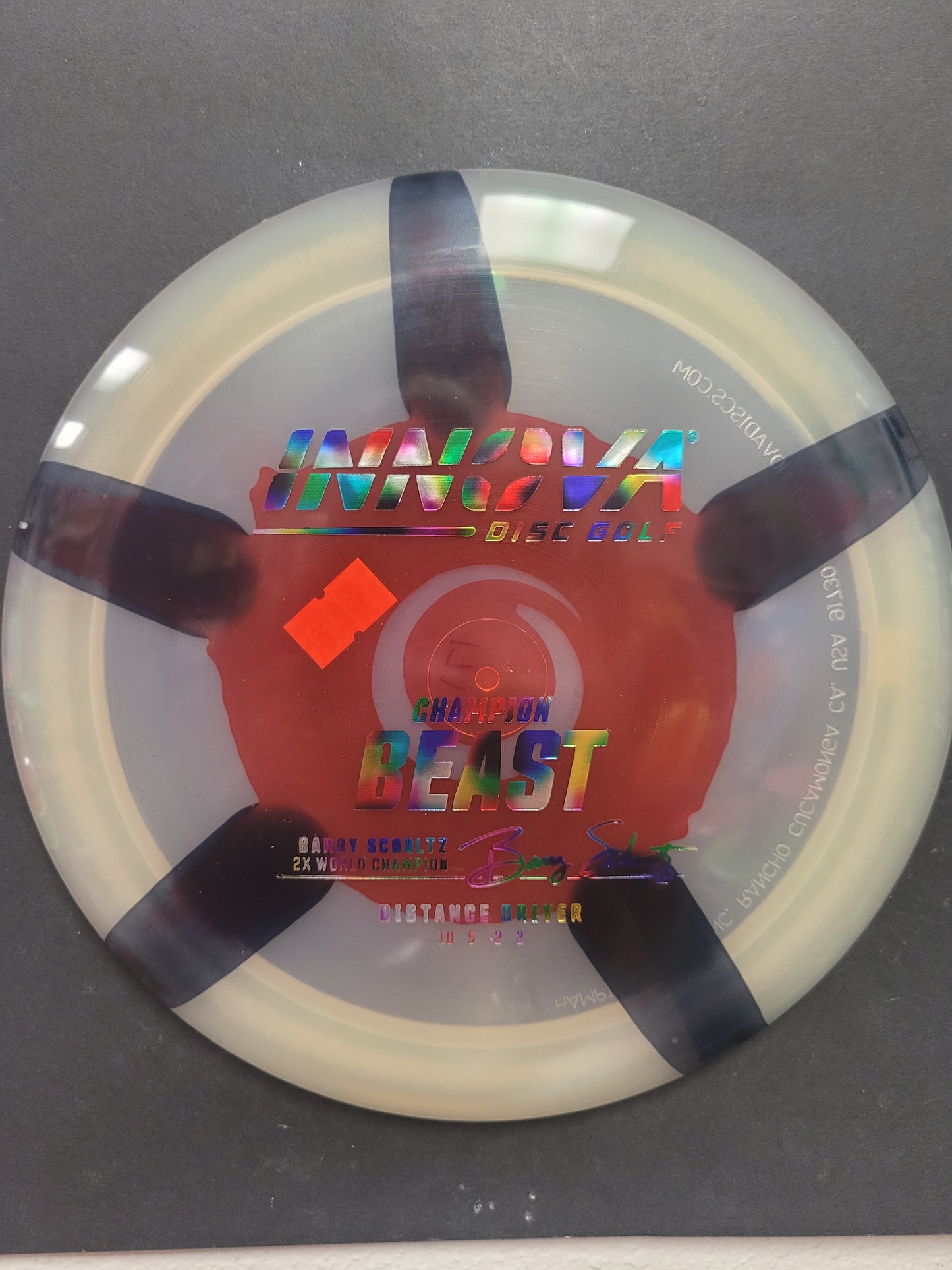 BEAST/CHAMPION DYED PLASTIC/DISTANCE DRIVER