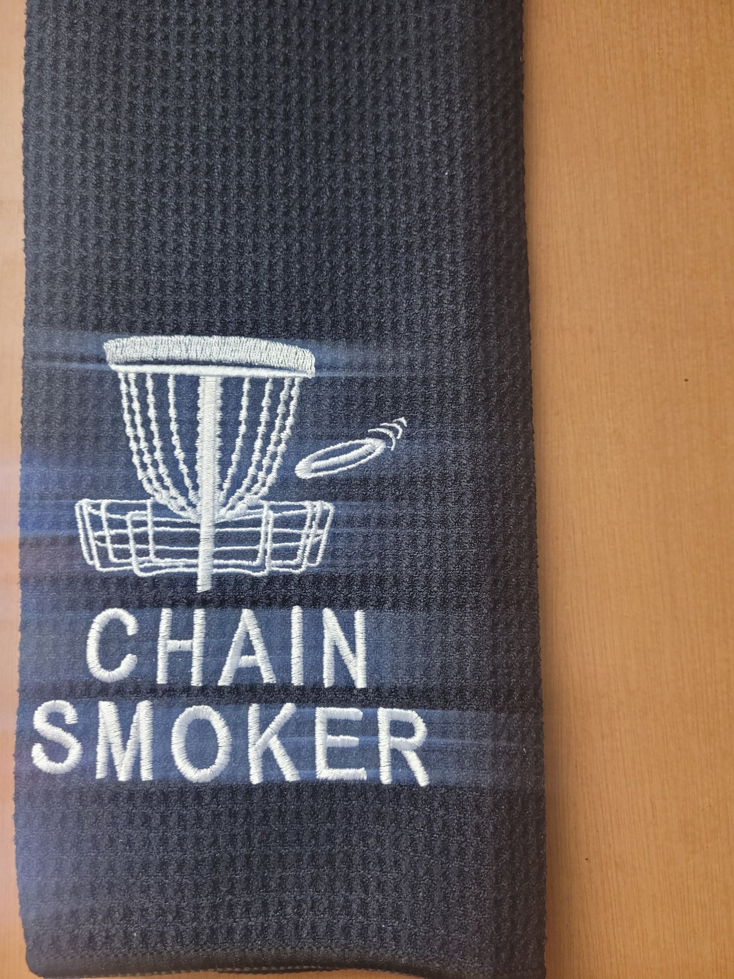 Towel/Chain smoker waffle weave