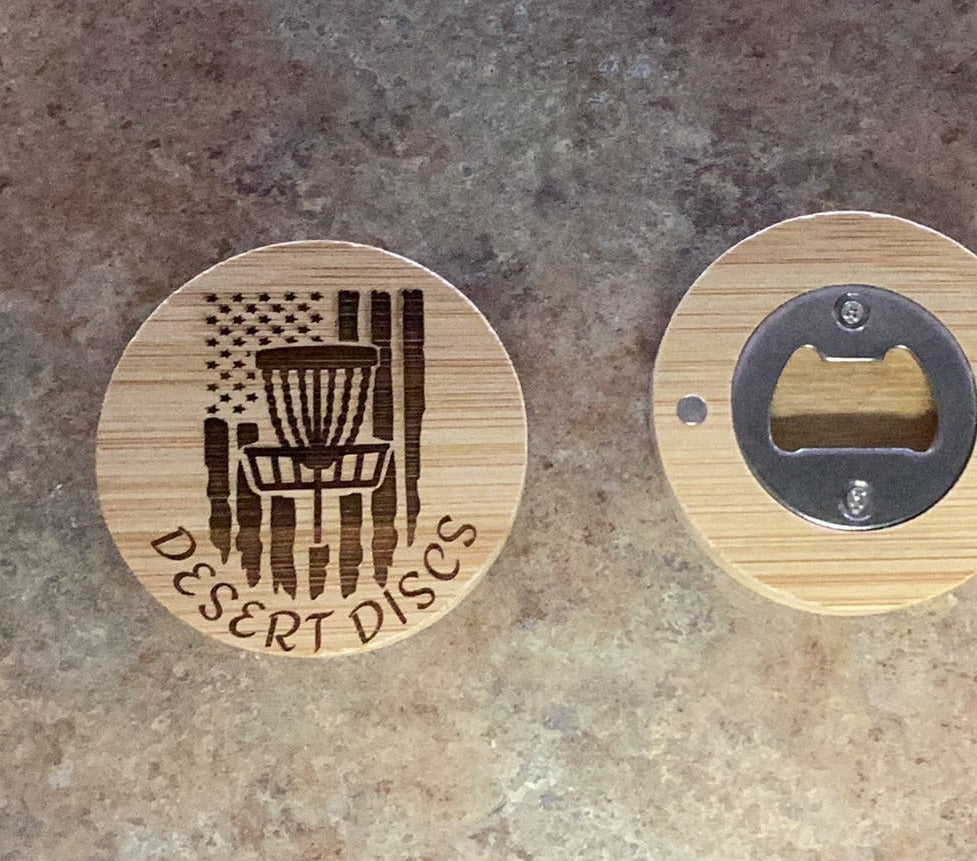 Desert Discs Custom Engraved Bottle Opener