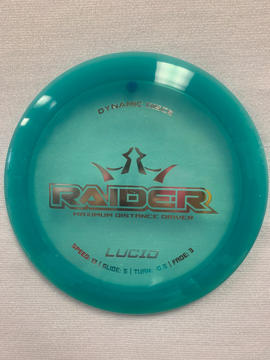 Raider/ Lucid plastic/ Distance Driver