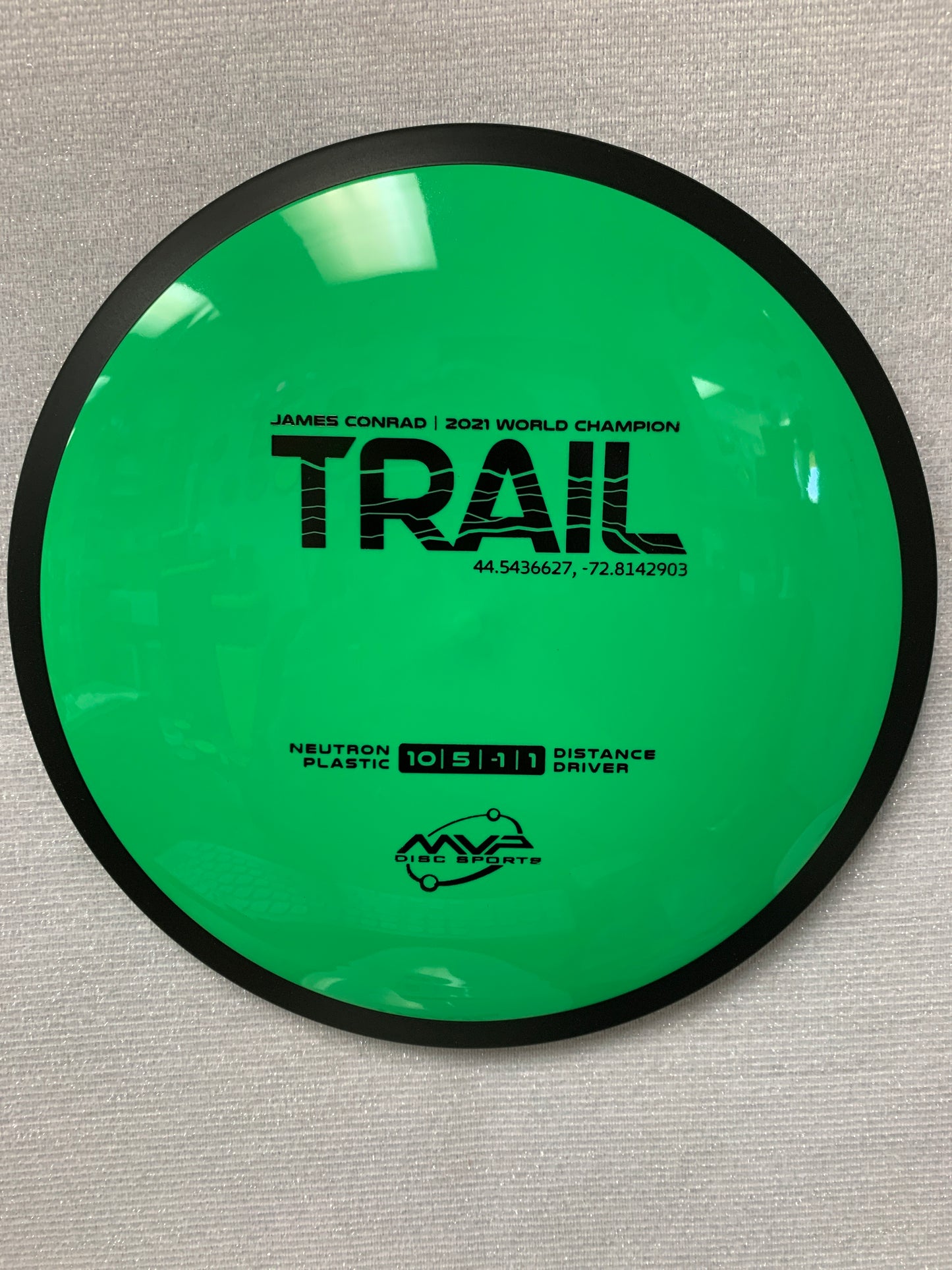 Trail/James Conrad 2021 World Champ/Neutron Plastic/Distance Driver