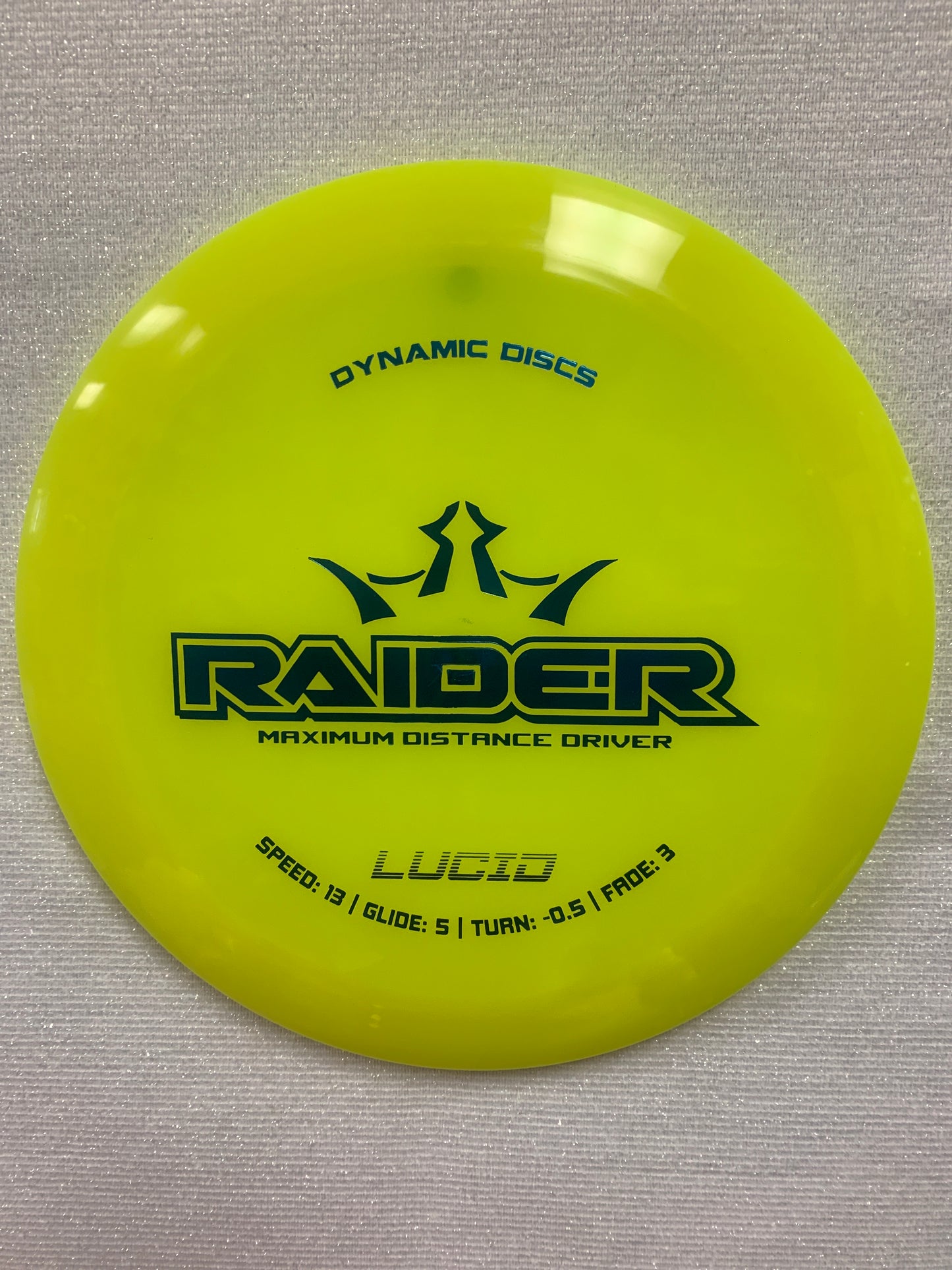 Raider/ Lucid plastic/ Distance Driver