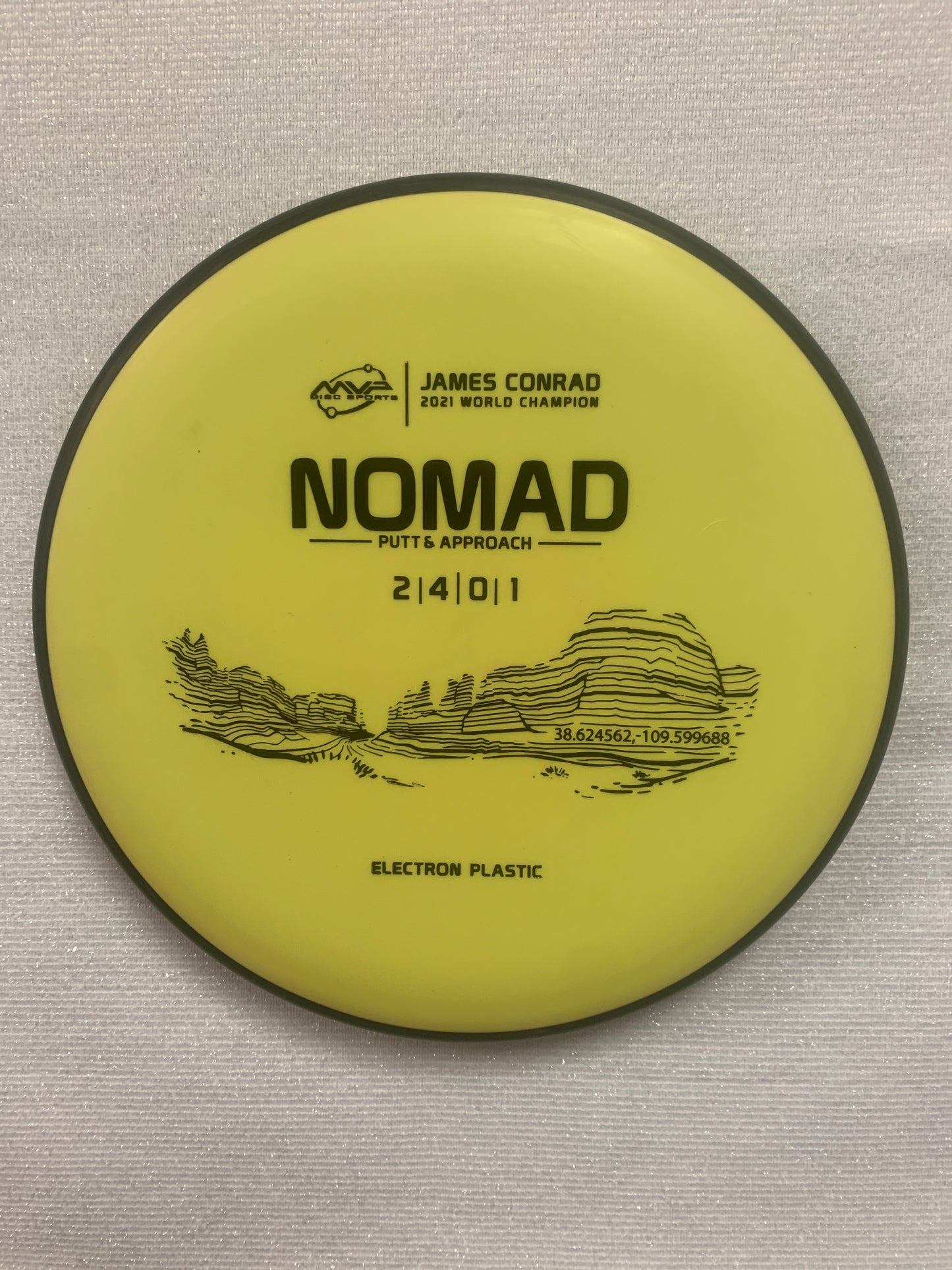 NOMAD/ELECTRON PLASTIC James Conrad 2021 World Champion/ Putt and Approach