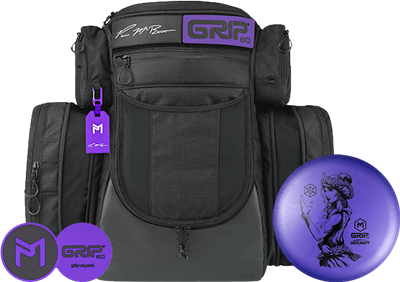 Bag/Paul McBeth Grip PX1 BK/PUR Disc Golf Bag &amp; Luna