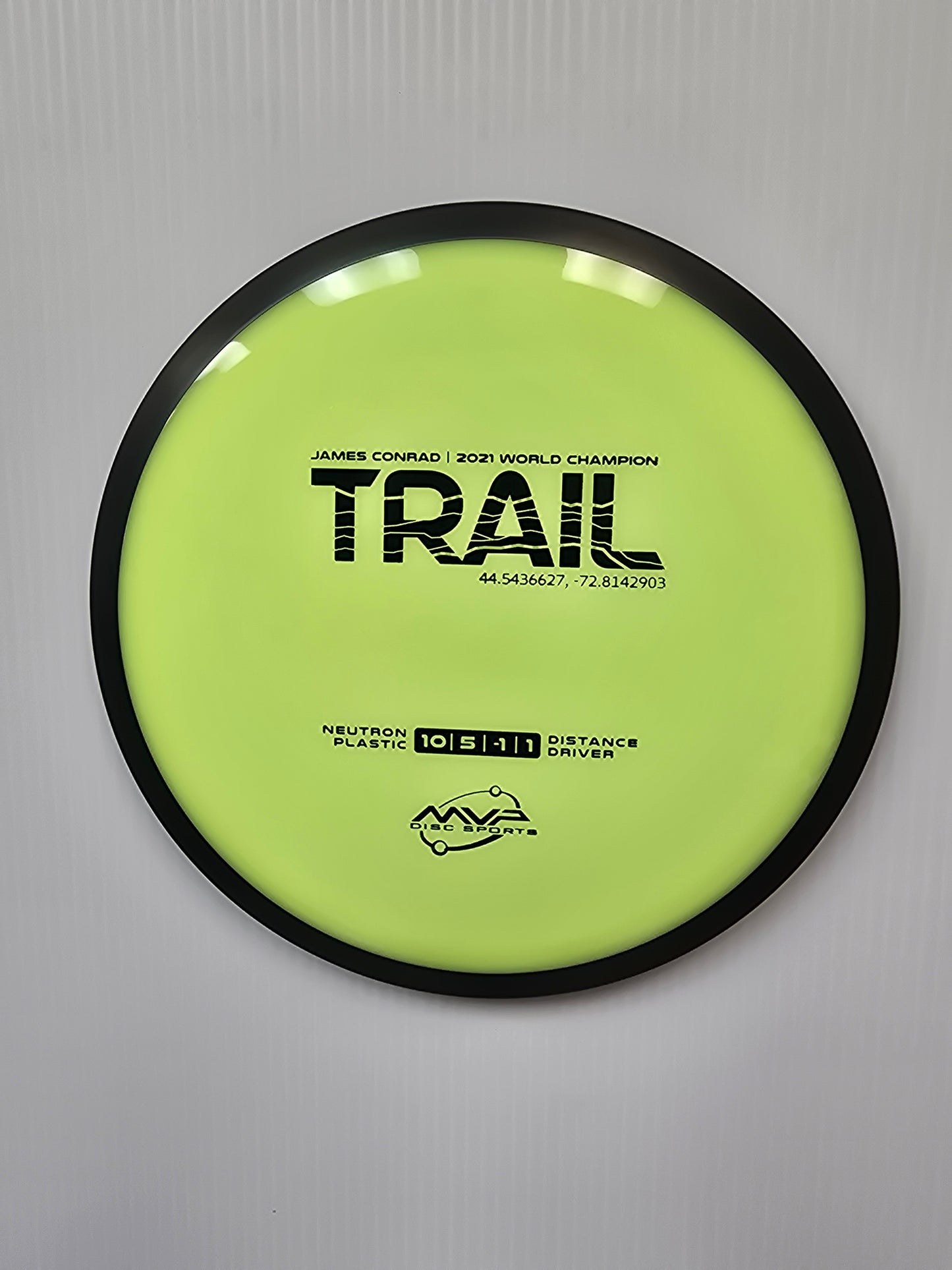 Trail/James Conrad 2021 World Champ/Neutron Plastic/Distance Driver