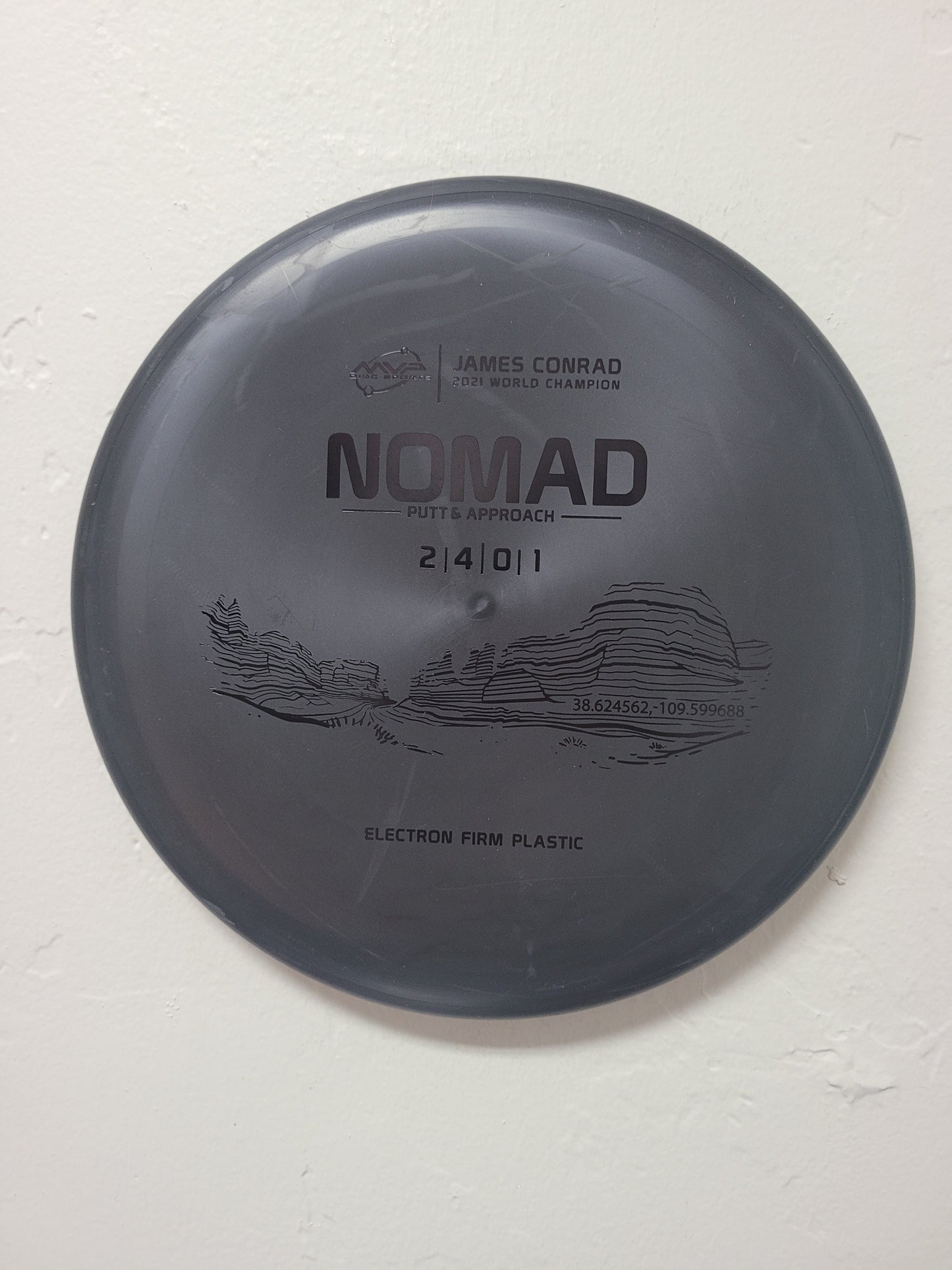Nomad/Electron Firm Plastic James Conrad 2021 World Champion/ Putt and Approach