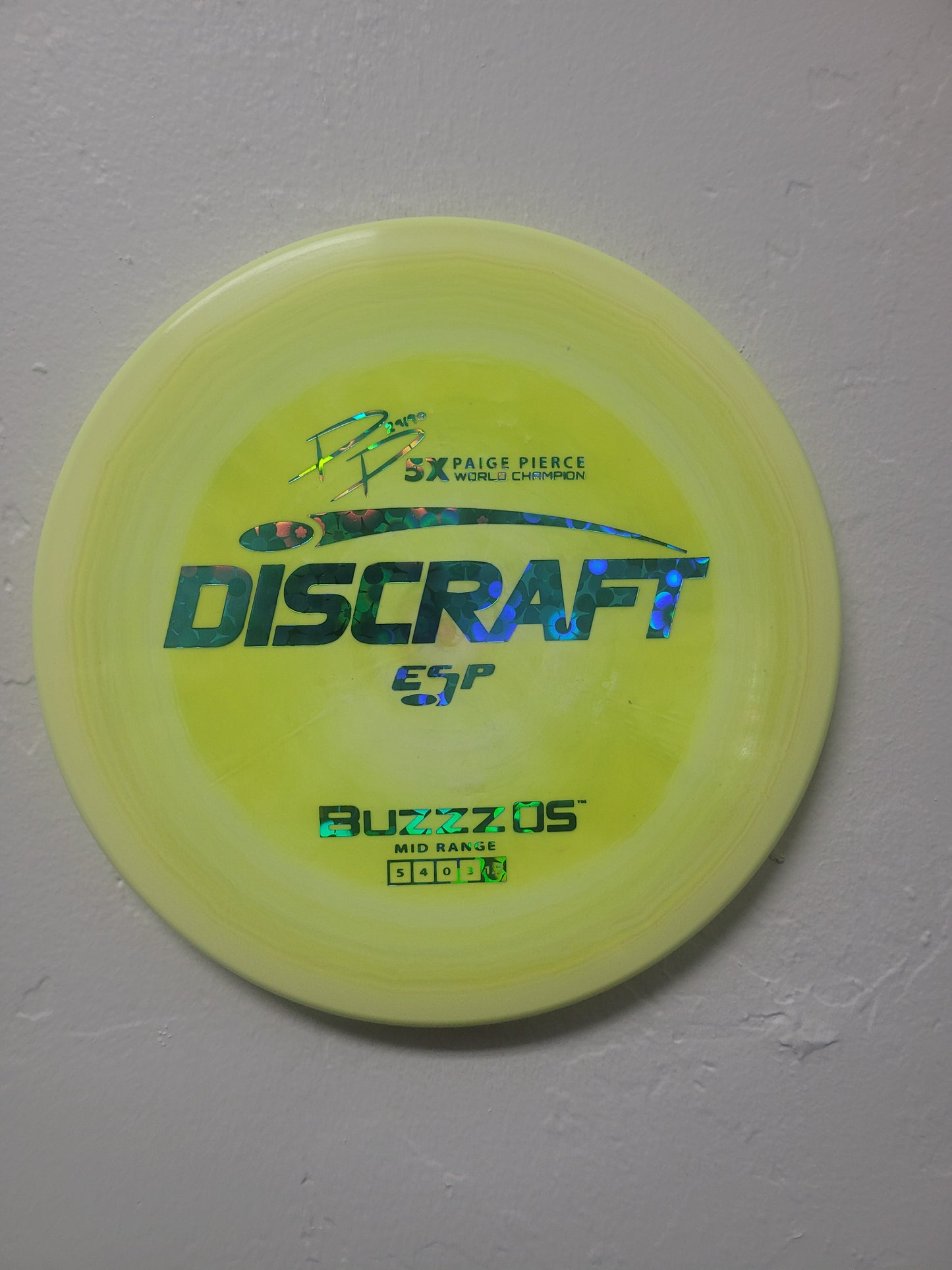 Buzzz OS/ESP Plastic/Midrange/Paige Pierce 5X world champ)