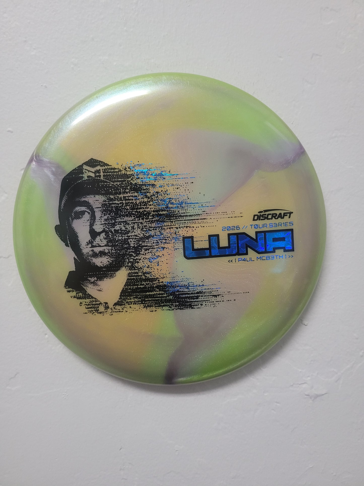 Luna/Titanium and Big Z plastic with a swirled finish/Tour Series 2026 Special Blend