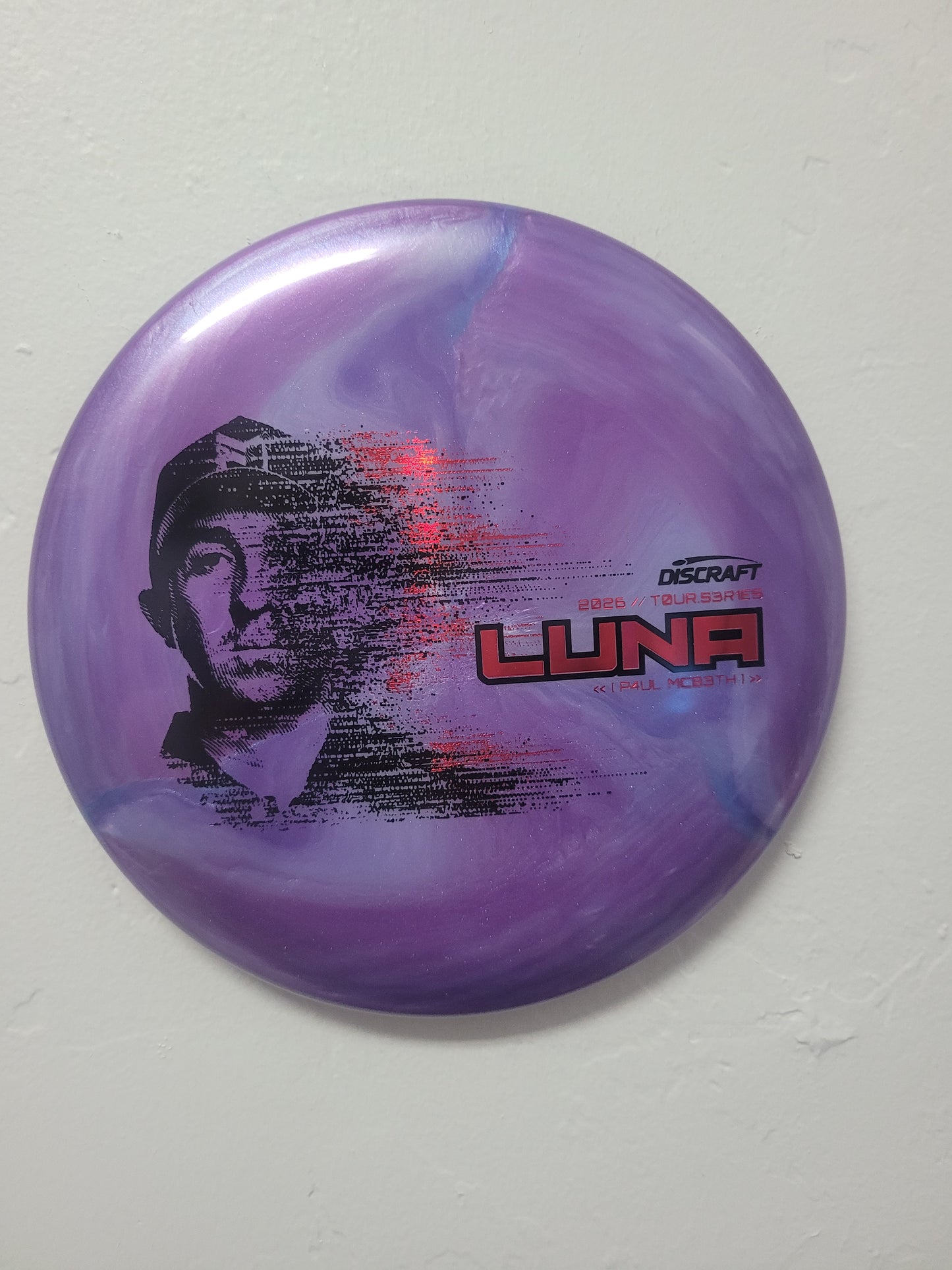 Luna/Titanium and Big Z plastic with a swirled finish/Tour Series 2026 Special Blend
