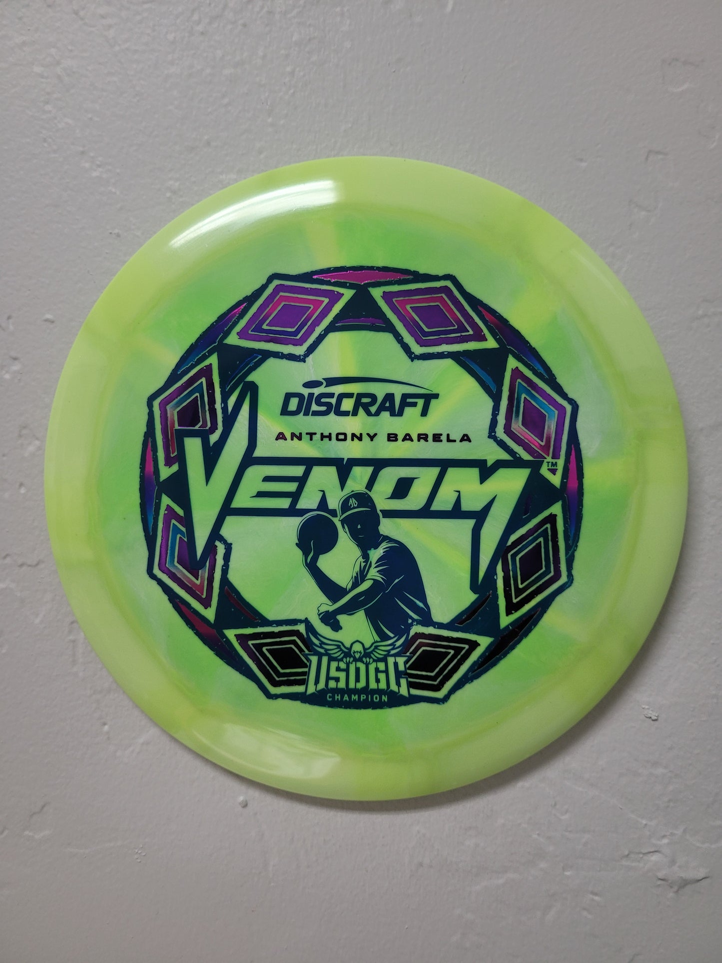 VENOM/ Signature ESP Swirl/2025 USDGC ANTHONY BARELA/Driver