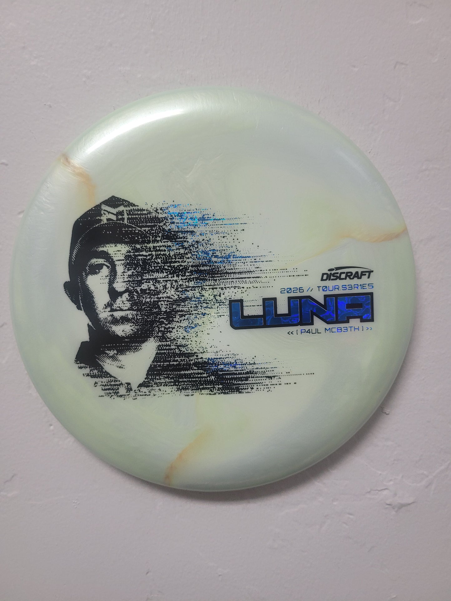 Luna/Titanium and Big Z plastic with a swirled finish/Tour Series 2026 Special Blend