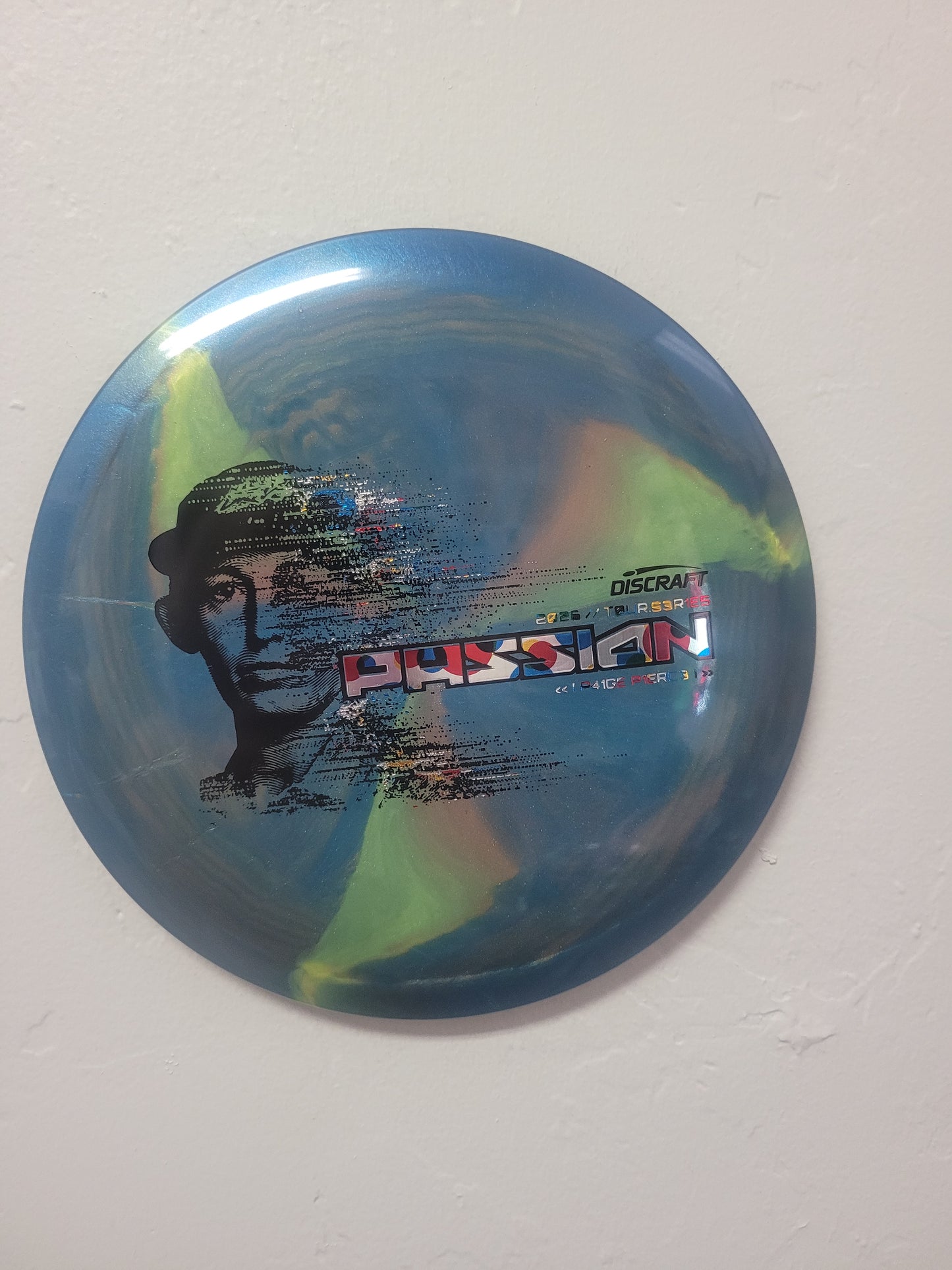 Passion/Titanium and Big Z plastics with a metallic pearl swirled finish/Tour Series 2026 Special Blend