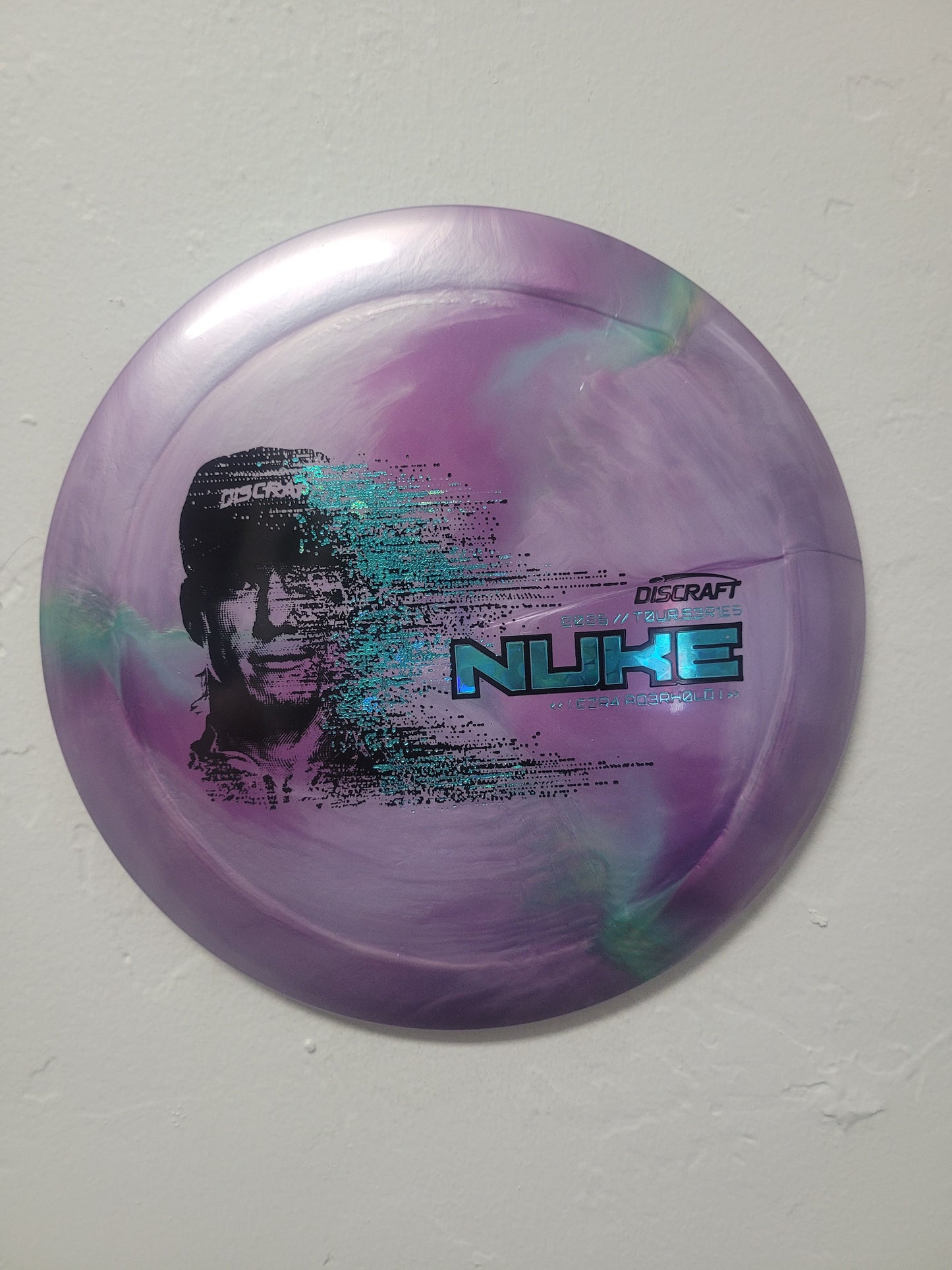 Nuke/Titanium and Big Z plastics with a swirled finish/Discraft 2026 Tour Series Special Blend
