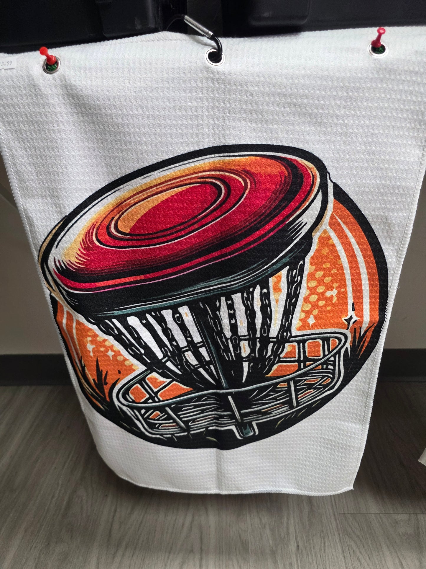 Towel/basket scenery/waffle weave