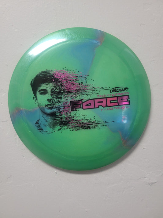 Force/Titanium and Big Z plastics with a metallic pearl swirled finish/Tour Series 2026 Special Blend