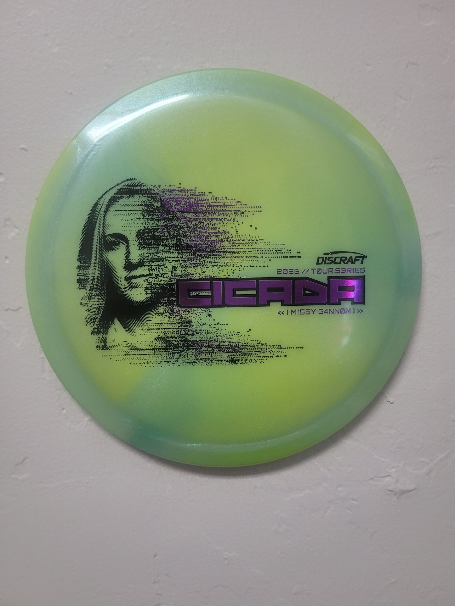 Cicada/Titanium and Big Z plastics with a metallic pearl swirled finish/Tour Series 2026 Special Blend