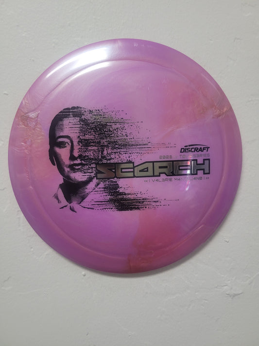 Scorch/Titanium and Big Z plastics with a metallic pearl swirled finish/Tour Series 2026 Special Blend