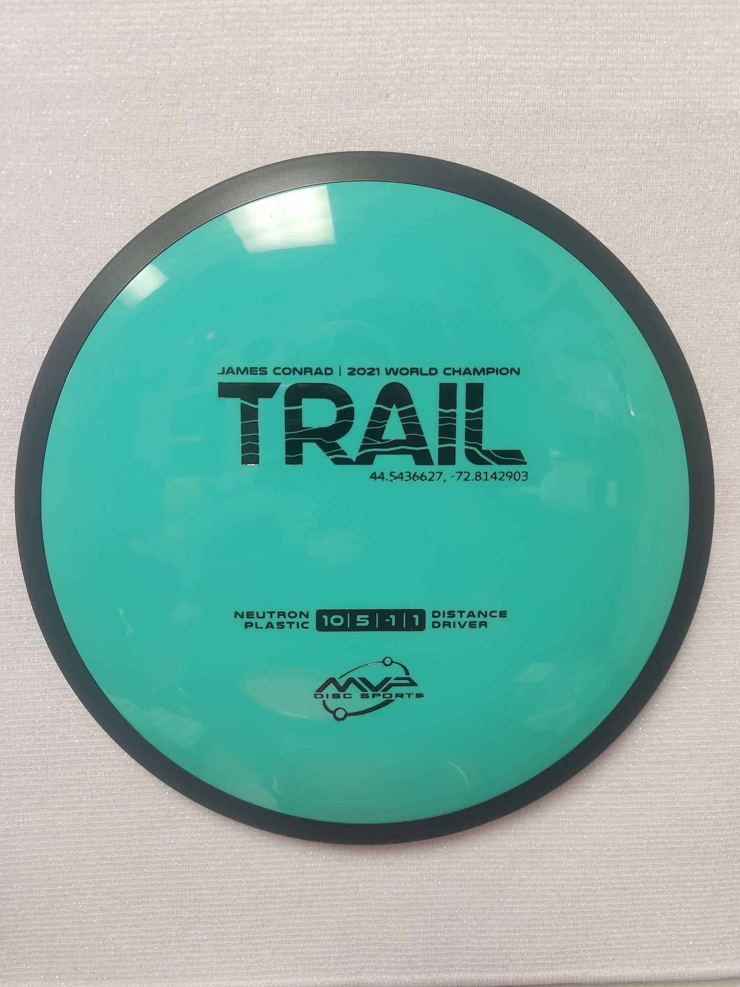 Trail/James Conrad 2021 World Champ/Neutron Plastic/Distance Driver