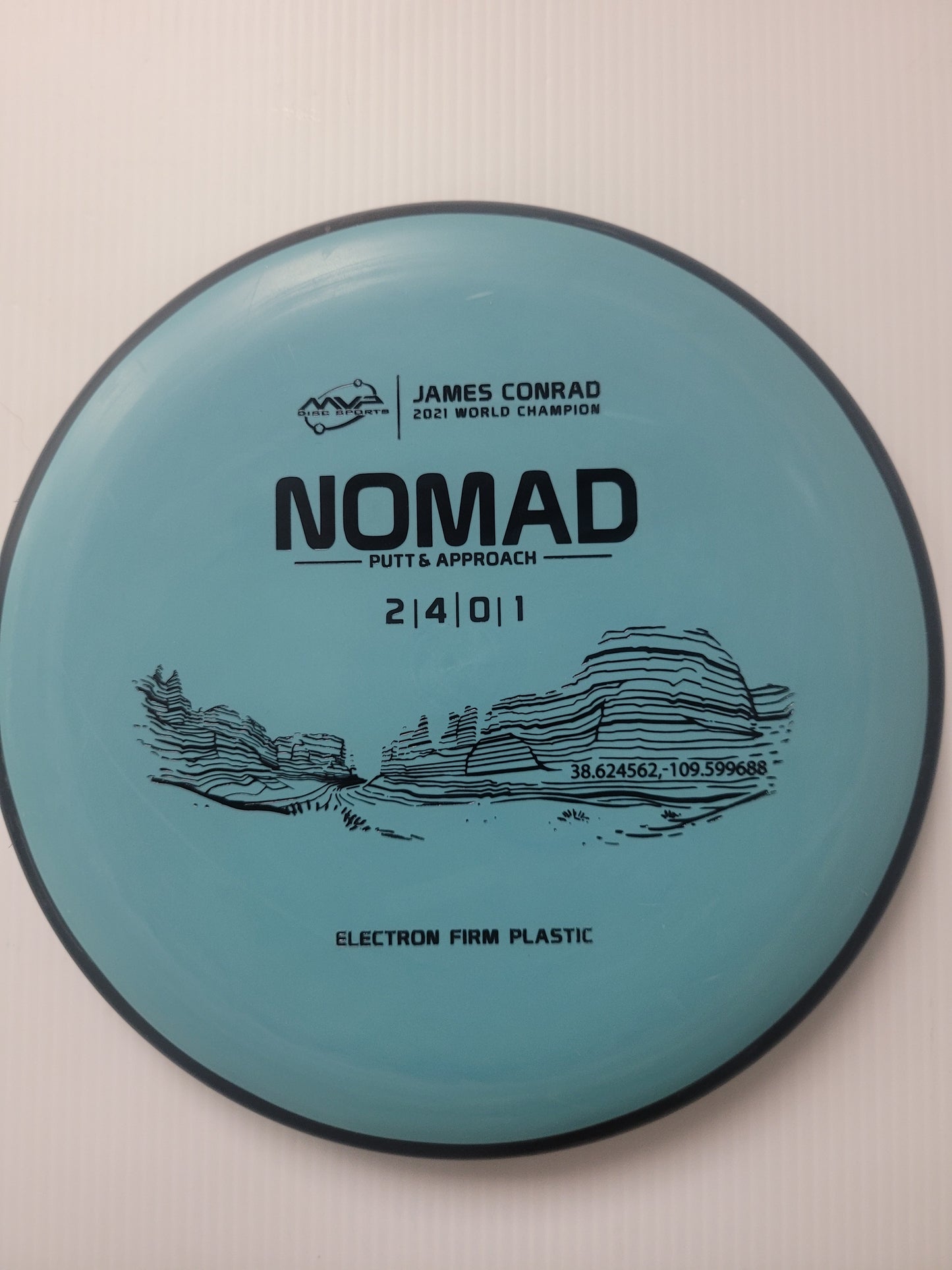 Nomad/Electron Firm Plastic James Conrad 2021 World Champion/ Putt and Approach