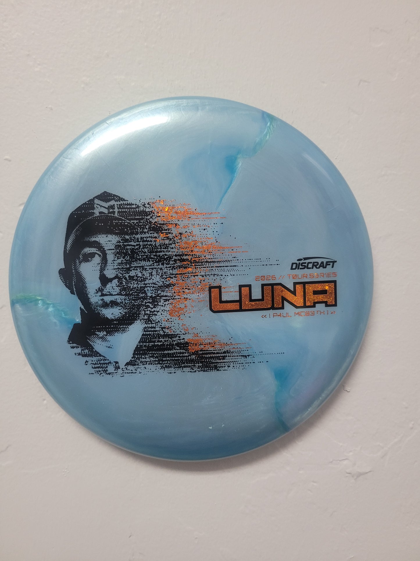 Luna/Titanium and Big Z plastic with a swirled finish/Tour Series 2026 Special Blend