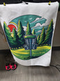 Towel/basket scenery/waffle weave