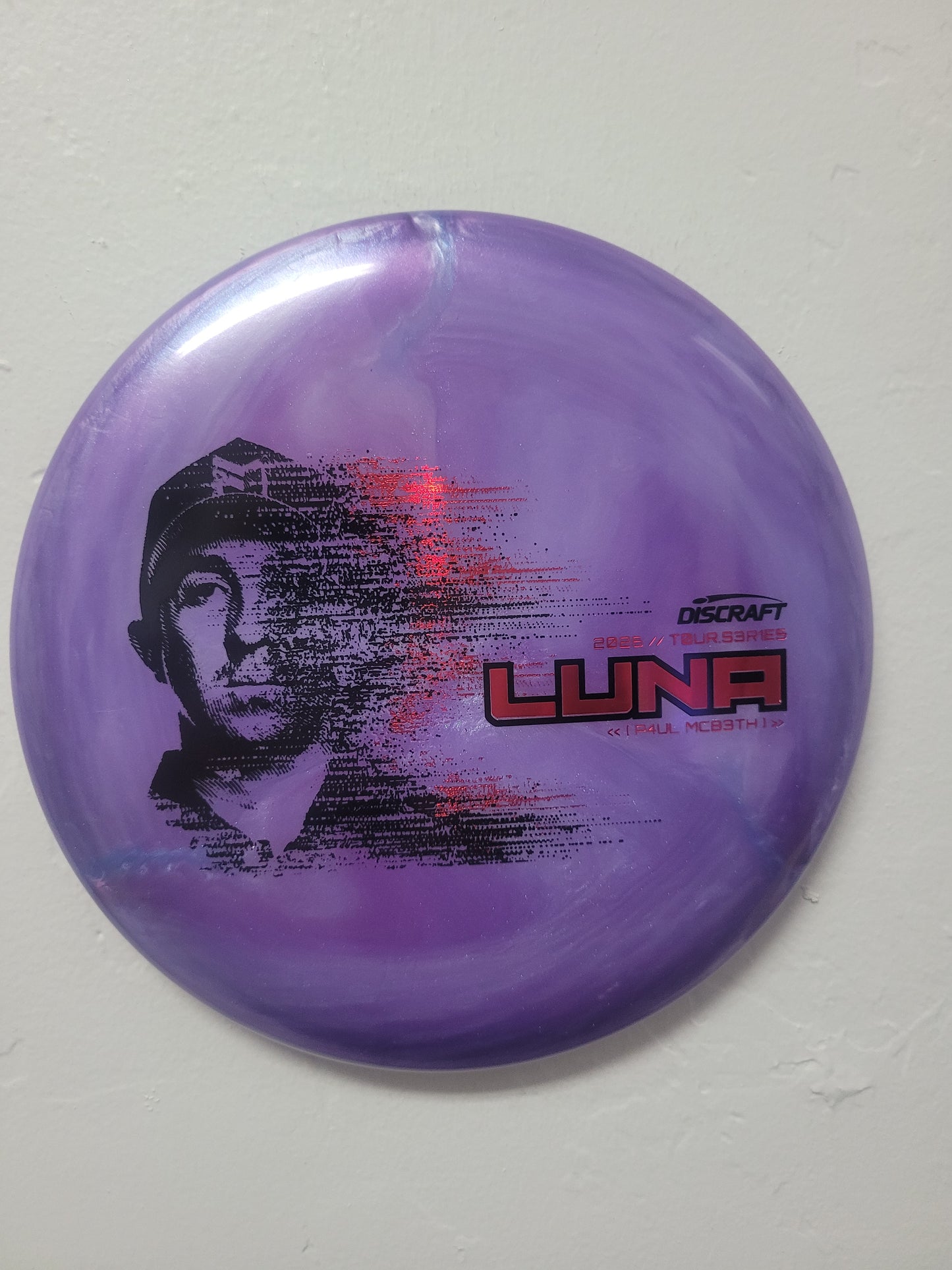 Luna/Titanium and Big Z plastic with a swirled finish/Tour Series 2026 Special Blend